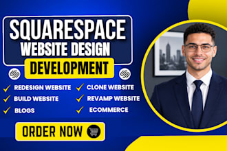 build squarespace website redesign, edit squarespace website, update squarespace