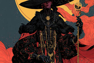 create mystical tarot card character illustrations with custom artwork