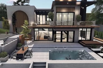 build your dream bloxburg house, mansion, interior and exterior in roblox
