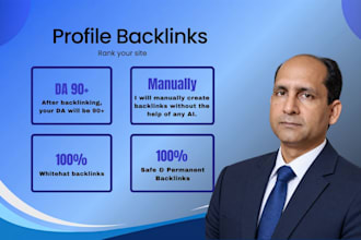 build profile backlinks for off page SEO link building