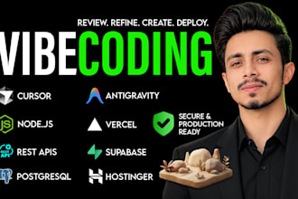 be your vibe coding expert to build, fix, and deploy your saas mvp
