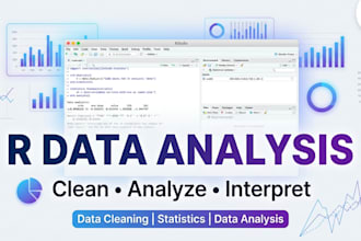 perform data analysis and visualization using r and rstudio