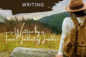 write SEO travel and holiday blog content