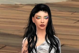 make you custom makeup for the sims 4