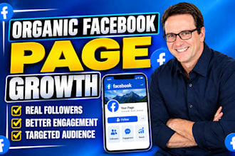 grow your facebook page with real followers and organic engagement