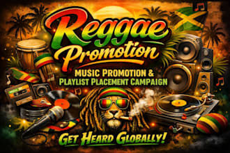do organic reggae music promotion and playlist placement campaign