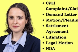 be civil lawyer in usa,UK,uae and help you get justice