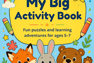 design canva kids activity books and worksheets