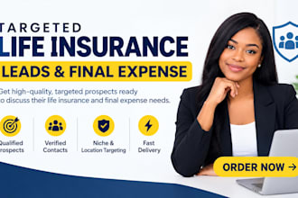 generate targeted life insurance leads and final expense leads