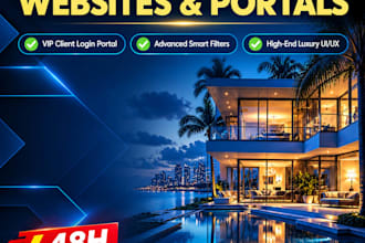 build premium ai real estate website and client portal