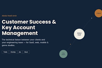 be your dedicated customer success and key account manager