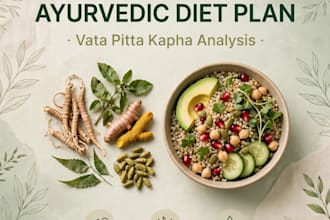 create personalized ayurvedic diet plan and natural wellness guide