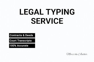 manually retype sensitive legal documents or transcripts