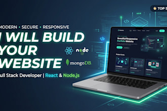 build a responsive website using react and node js