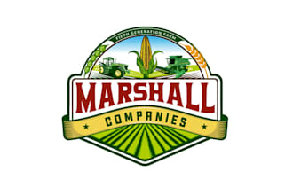 design winning family grain farm logo