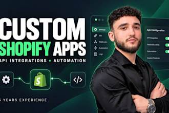 develop custom shopify apps and API integrations