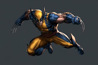 draw comic book illustration with comic book illustrator