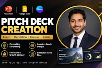 create pitch storytelling investor presentation and fundraising deck