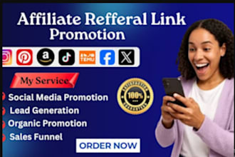 affiliate link promotion, affiliate referral, link promotion, organic traffic