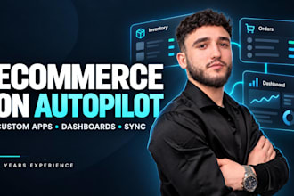 build custom ecommerce apps and inventory dashboards