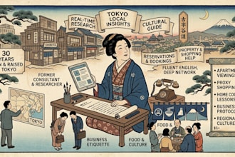 be your bilingual local personal assistant in japan for anything