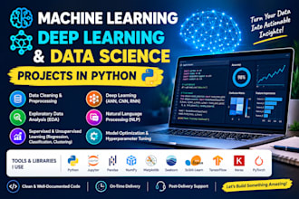 do machine learning, deep learning, and data science projects in python