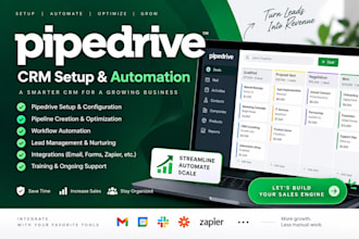 setup pipedrive crm optimize pipedrive pipeline zapier automation email sequence