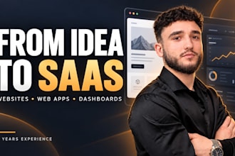 build websites and saas mvps with next js and react