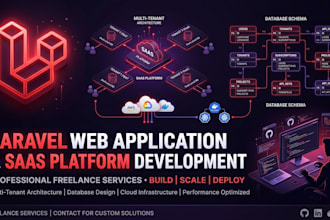 build a custom laravel web application