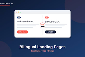 localize websites and lps for japanese markets