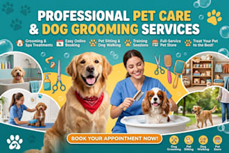 build pet care dog grooming pet store sitting walking training website
