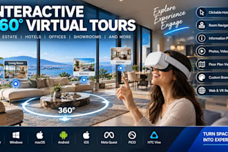 create interactive 360 virtual tours for real estate and businesses