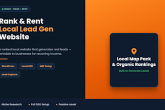 build a profitable rank and rent website that generates local leads
