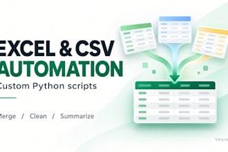 automate excel and CSV processing with python
