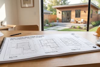 create adu construction plans, site plans and structural drawings