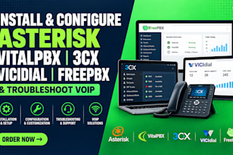 install issabel, vitalpbx 3cx for vicidial and asterisk vitalpbx 3cx