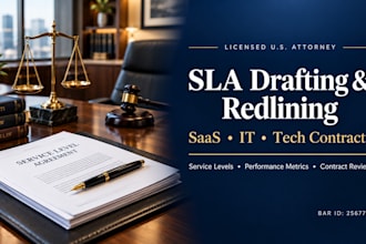 review and redline your service level agreement