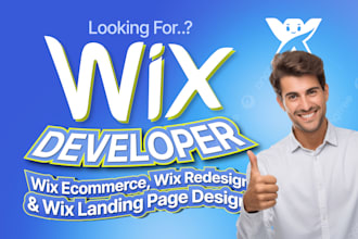 do wix website design, wix website redesign,wix store design