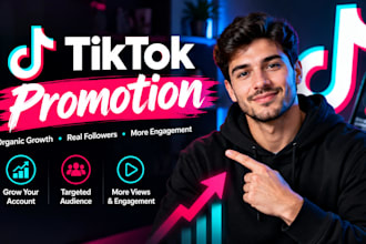 do tiktok promotion and tiktok marketing for real follower growth