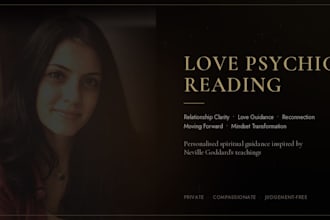 give personalised love psychic reading with honest spiritual guidance