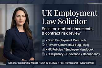 review your UK employment contract and identify legal risks