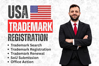 do USA trademark registration as USA registered attorney