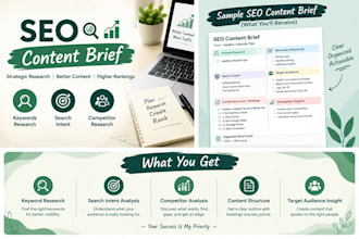 create SEO content briefs with keywords and clear outlines