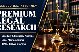 research US case law and prepare a comprehensive legal memo