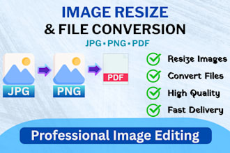 professionally resize images and convert file formats