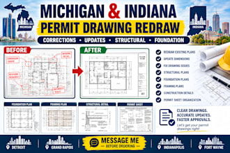redraw michigan and indiana permit drawings