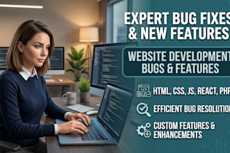 fix bugs and improve your website frontend