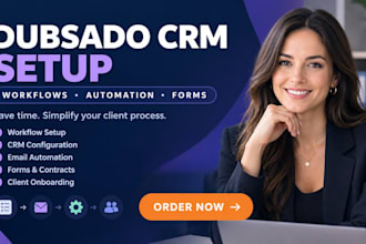 setup dubsado workflow, dubsado crm, dubsado automation, dubsado form setup
