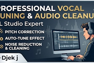tune vocals and fix background noise