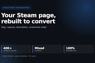 optimize your steam page to convert visitors into wishlists